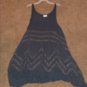 Grey free people slip